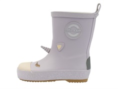 Mikk-line rubber boot lavender with unicorn